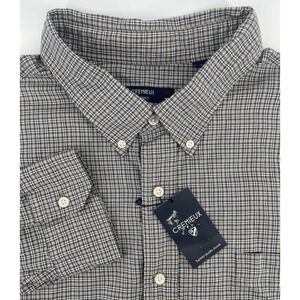 Cremiuex Classics Men's Long Sleeve Multi Plaid Button Down Shirt Size XXL NWT